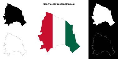 San Vicente Coatlan Belediyesi (Oaxaca) ana hat haritası belirlendi