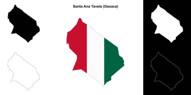 Santa Ana Tavela belediyesi (Oaxaca) ana hat haritası belirlendi