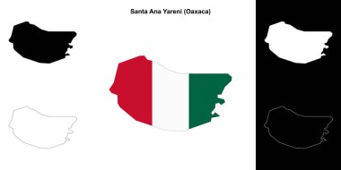 Santa Ana Yareni belediyesi (Oaxaca) ana hat haritası belirlendi