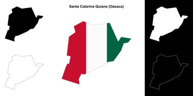 Santa Catarina Quiane belediyesi (Oaxaca) ana hat haritası belirlendi