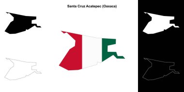 Santa Cruz Acatepec belediyesi (Oaxaca) ana hat haritası belirlendi