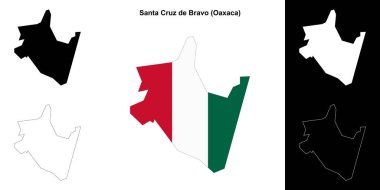 Santa Cruz de Bravo belediyesi (Oaxaca) ana hat haritası ayarlandı