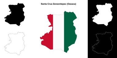 Santa Cruz Zenzontepec belediyesi (Oaxaca) ana hat haritası belirlendi