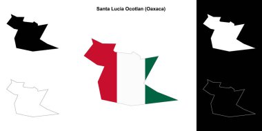 Santa Lucia Ocotlan belediyesi (Oaxaca) ana hat haritası belirlendi