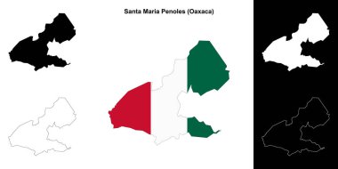 Santa Maria Penoles belediyesi (Oaxaca) ana hat haritası belirlendi