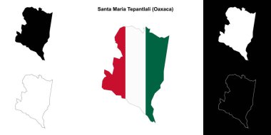 Santa Maria Tepantlali belediyesi (Oaxaca) ana hat haritası belirlendi