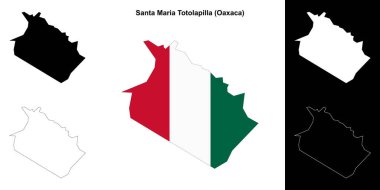 Santa Maria Totolapilla Belediyesi (Oaxaca) ana hat haritası belirlendi