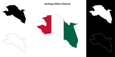 Santiago Atitlan Belediyesi (Oaxaca) ana hat haritası belirlendi