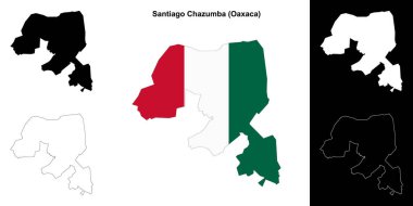 Santiago Chazumba belediyesi (Oaxaca) ana hat haritası belirlendi