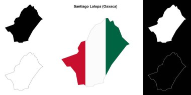 Santiago Lalopa belediyesi (Oaxaca) ana hat haritası belirlendi