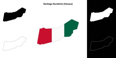 Santiago Nundiche belediyesi (Oaxaca) ana hat haritası belirlendi