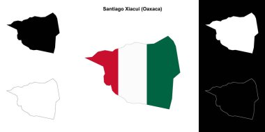 Santiago Xiacui Belediyesi (Oaxaca) ana hat haritası belirlendi