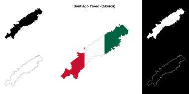 Santiago Yaveo belediyesi (Oaxaca) ana hat haritası belirlendi