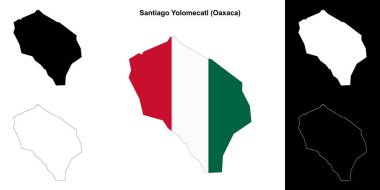 Santiago Yolomecatl Belediyesi (Oaxaca) ana hat haritası belirlendi