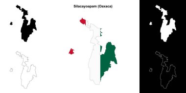 Silacayoapam Belediyesi (Oaxaca) ana hat haritası belirlendi