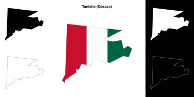 Taniche belediyesi (Oaxaca) ana hat haritası belirlendi