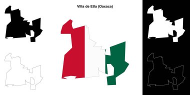 Villa de Etla belediyesi (Oaxaca) ana hat haritası belirlendi