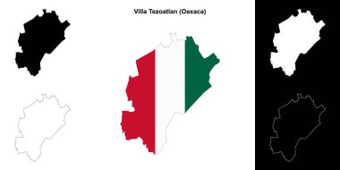 Villa Tezoatlan belediyesi (Oaxaca) ana hat haritası belirlendi