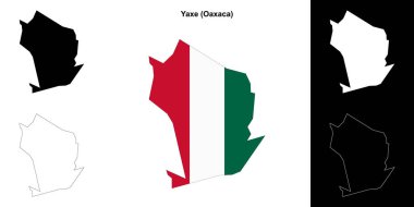 Yaxe belediyesi (Oaxaca) ana hat haritası belirlendi