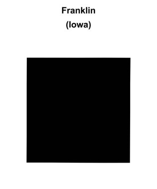 Franklin County (Iowa) boş ana hat haritası