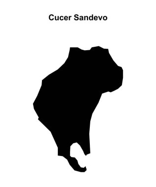 Cucer Sandevo belediyesi boş ana hat haritası