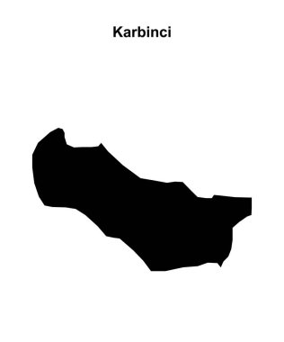 Karbinci belediyesi boş ana hat haritası