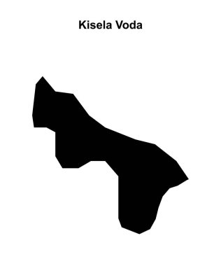 Kisela Voda belediyesi boş ana hat haritası