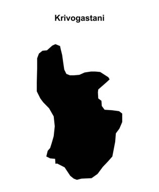 Krivogastani belediyesinin ana hatları boş
