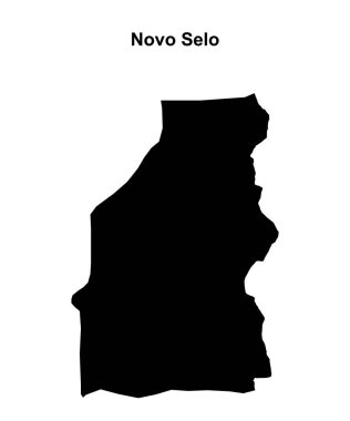 Novo Selo belediyesi boş ana hat haritası