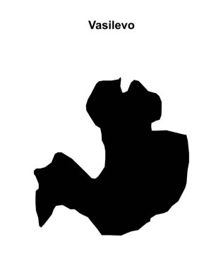 Vasilevo belediyesi boş ana hat haritası