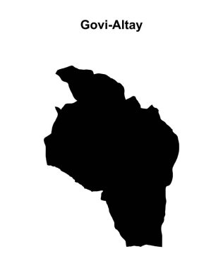 Govi-Altay vilayeti boş ana hat haritası