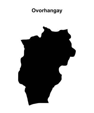 Ovorhangay bölgesi boş ana hat haritası