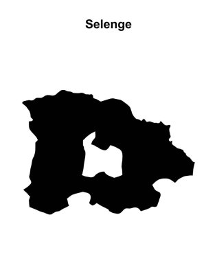 Selenge eyaleti boş ana hat haritası