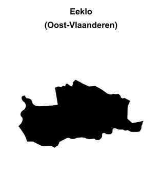 Eeklo arrondissement boş ana hat haritası