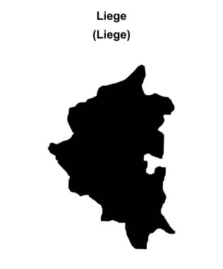Liege arrondissement boş ana hat haritası
