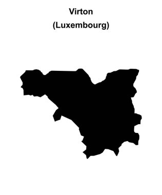 Virton arrondissement boş ana hat haritası