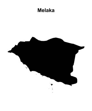 Melaka durumu boş ana hat haritası