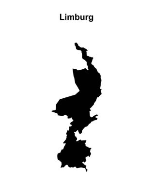 Limburg eyaleti boş ana hat haritası