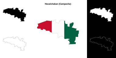 Hecelchakan belediyesi (Campeche) ana hat haritası belirlendi
