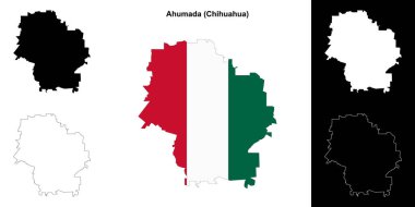 Ahumada Belediyesi (Chihuahua) ana hat haritası seti