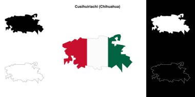 Cusihuiriachi belediyesi (Chihuahua) ana hat haritası seti