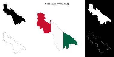 Guadalupe belediyesi (Chihuahua) ana hat haritası ayarlandı