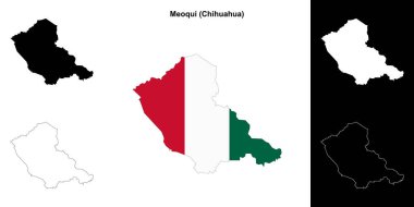 Meoqui belediyesi (Chihuahua) ana hat haritası seti