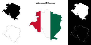 Matamoros belediyesi (Chihuahua) ana hat haritası seti