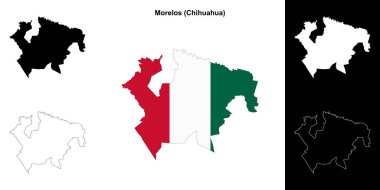 Morelos belediyesi (Chihuahua) ana hat haritası seti