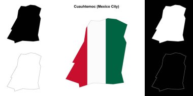 Cuauhtemoc ilçesi (Mexico City) ana hat haritası belirlendi