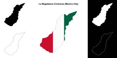 La Magdalena Contreras ilçesi (Mexico City) ana hat haritası belirlendi