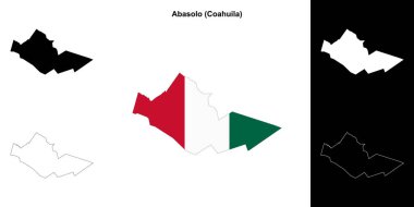 Abasolo belediyesi (Coahuila) ana hat haritası seti