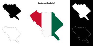Castanos belediyesi (Coahuila) ana hat haritası ayarlandı