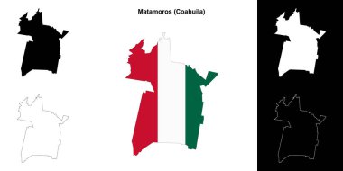 Matamoros belediyesi (Coahuila) ana hat haritası seti